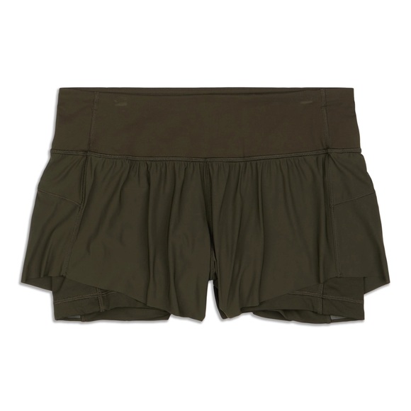 Lululemon Squad Goals Short (3.5") Dark Olive - Picture 3 of 9